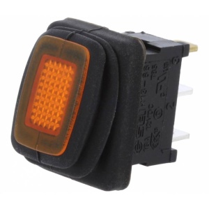 COMUTATOR 1 X 2P ON-OFF LED ORANGE