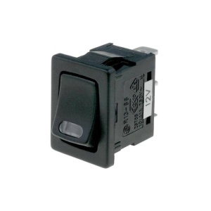 COMUTATOR 16A/12VDC SPST OFF-(ON) LED