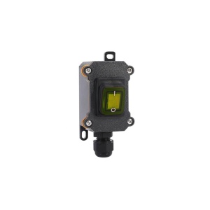 COMUTATOR BASCULANT IMPERMEABIL 16A/230VAC 1xIESIRE VERDE IP67