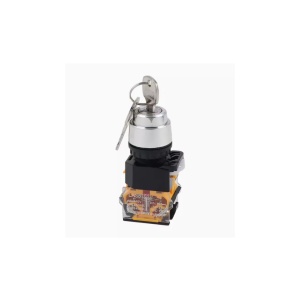 COMUTATOR CU CHEIE 22mm 10A/660V AUTOBLOCARE 2 POZITII
