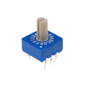COMUTATOR ROTATIV 16 POZ. MINI CU AX