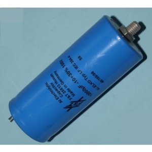 Condensator electrolitic 10000 MF/100 V 105 grd 40x95 mm