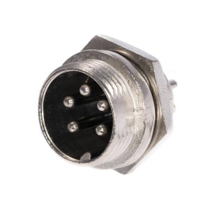 CONECTOR CIRCULAR GX16 5 PINI TATA - PANOU