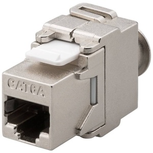 CONECTOR TIP KEYSTONE RJ45 CAT6A METAL