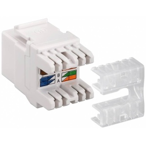 CONECTOR TIP KEYSTONE RJ45 MAMA CAT 6A STP - Img 2