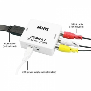 CONVERTOR HDMI la AV (RCA)+AUDIO - Img 3