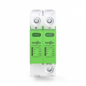 DESCARCATOR SUPRATENSIUNE SPD DC 2P 20kA-40kA 500V TONGOU