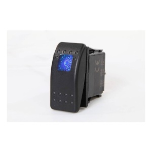 INTRERUPATOR 12V-24V/20A ON-OFF SPST IP67 ALBASTRU