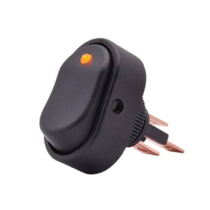 INTRERUPATOR DE PANOU CU LED GALBEN 12V/30A