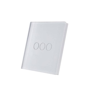 INTRERUPATOR TACTIL DE PERETE, 3 CANALE RF, SMARTWISE T1R3W(R2)
