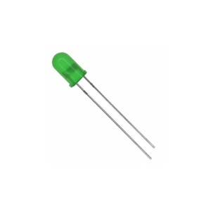LED 5 mm VERDE 2 mA