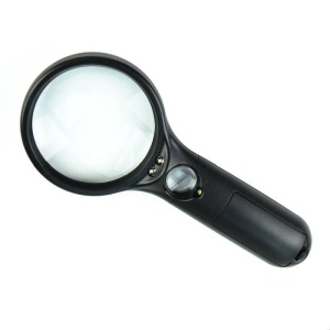 LUPA DUBLA CU ILUMINARE LED 3X SI 45X