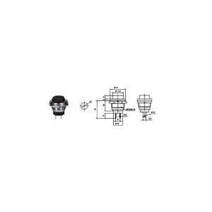 PUSH BUTON NEGRU ND