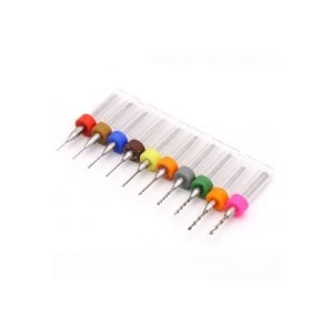 SET 10 BURGHIE PCB 0.3...1.2 mm