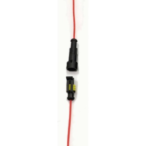 SET CONECTOR AMP SUPERSEAL IP67 1 FIR ROSU 10 cm - Img 2