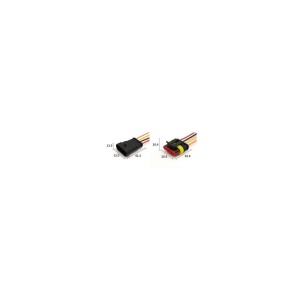 SET CONECTOR AMP SUPERSEAL IP67 4 FIRE 10 cm - Img 3