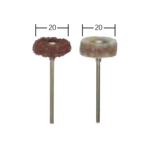SET DOUA PERII PENTRU SLEFUIT DIN NYLON, 20mm