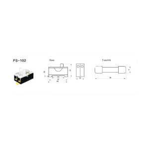 SUPORT SIGURANTA 6x32mm x 2 buc. SINA DIN FS-102 - Img 2