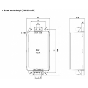 SURSA IRM-90-12ST 12V/6.7A MEAN WELL - Img 2