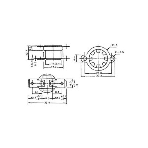 TERMOSTAT BIMETAL 120 grdC ND 6A - Img 2