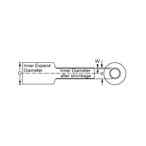 VARNIS TERMO 4.8 mm ROSU/0.5m - Img 2