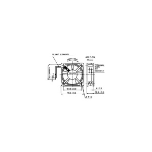 VENTILATOR 230V 120x120x38mm 148mc/h - Img 2