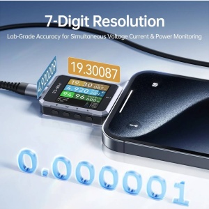 VOLTAMPERMETRU USB TYPE-C PD 3.1 FNB-C2 FNIRSI - Img 4