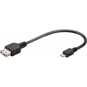 CABLU OTG USB 2.0 MICRO USB B 0.20m