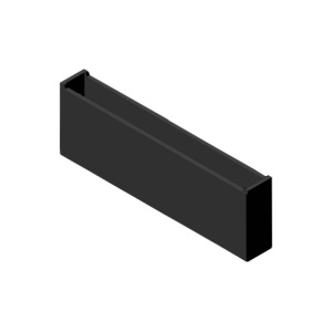 CASETA S23.9 66x10x20 PENTRU TURNARE, NEAGRA