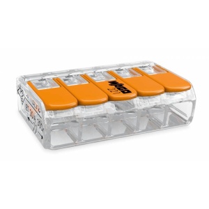 CLEMA WAGO 221-415 5 POLI 0.2...4mm