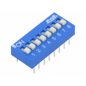 Comutatoare cu translatie DIP SWITCH 8 CT