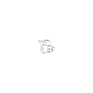 COMUTATOR 2 X 2P 16A/250V ROSU