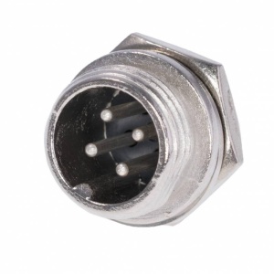 CONECTOR CIRCULAR GX16 4 PINI TATA - PANOU