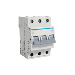 Disjunctor 3P 63A 4.5kA curba C 3M MY363 HAGER