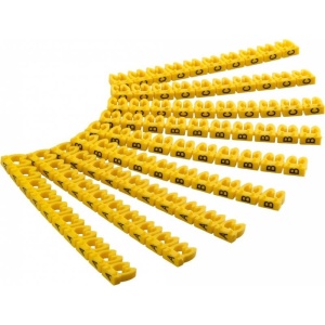 ETICHETE CABLU, LITERE A - C, 3.8 - 5.9 mm