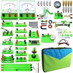 KIT EDUCATIONAL 1 - CIRCUITE ELECTRICE SI MAGNETISM, 77 PIESE - Img 3