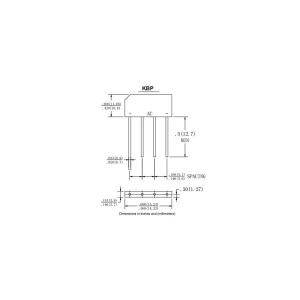 LOT 10 PUNTI REDRESOARE 3A/1000V KBP307 - Img 2