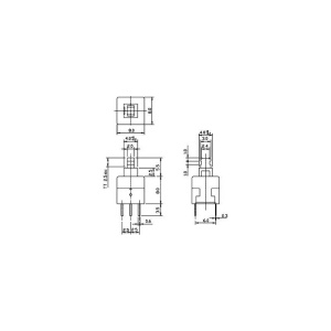 MICROINTRERUPATOR TACT 2xON-(ON) FARA RETINERE - Img 2