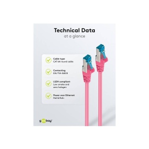 PATCH CABLE S/FTP CAT6A 7.5m ROSU - Img 4