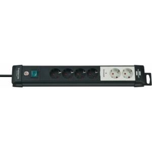 PRELUNGITOR 6 PRIZE, CABLU 3M, 2 x PERMANENT, SWITCH ON/OFF, PREMIUM-LINE, BRENNNESTUHL