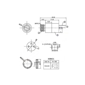 PRIZA AUDIO STEREO 3.5 mm PANOU - Img 2