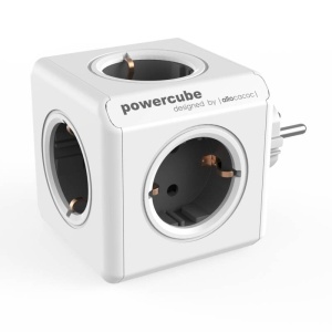 PRIZA MULTIPLA 5P POWERCUBE GRI