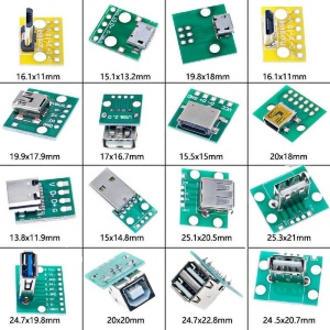 SET 16 CONECTORI USB CU PCB - Img 2