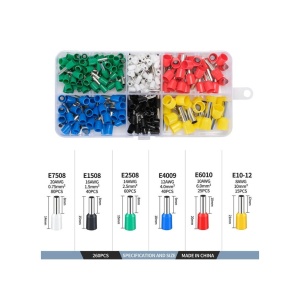 SET 260 PINI TERMINALI 0.75 -10mm