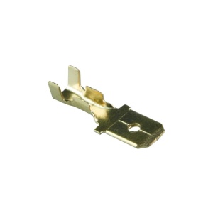 SET PAPUCI 6.3x2.5 mm TATA PLAT NEIZOLAT (TIP F2) - 10 buc.
