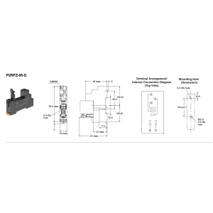 SOCLU RELEU SINA DIN OMRON P2RFZ-05-E - Img 2