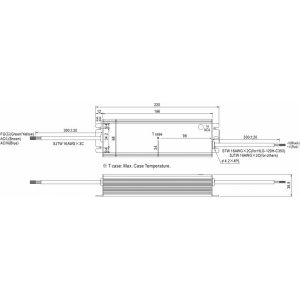 SURSA HLG-120H-C700A 700mA/150W IP65 Vo-Adj. MEAN WELL - Img 2