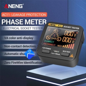 TESTER PRIZA EU ANENG AC11, DETECTIE SCURGERI CURENT - Img 4