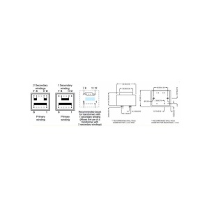 TRANSFORMATOR 10VA 230V - 2x12 V 2x416 mA - Img 3