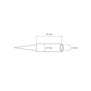 VARF 3mm PENTRU LETCON ZD-931/ZD-929 - Img 3